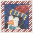 click here to view larger image of Candy Cane Penguin (hand painted canvases)
