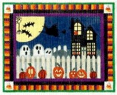 click here to view larger image of Halloween Night (hand painted canvases)