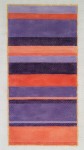 click here to view larger image of Purple and Coral Stripe (hand painted canvases)