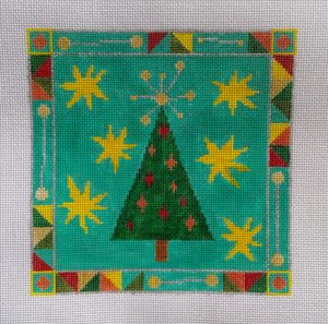 click here to view larger image of Mid-Century Modern Christmas Tree (hand painted canvases)