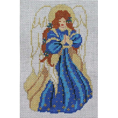 click here to view larger image of Blue Robed Angel (hand painted canvases)
