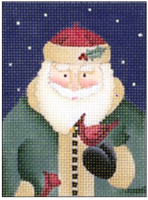 click here to view larger image of Cardinal Santa (hand painted canvases)