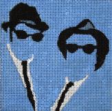 click here to view larger image of Blues Brothers (hand painted canvases)
