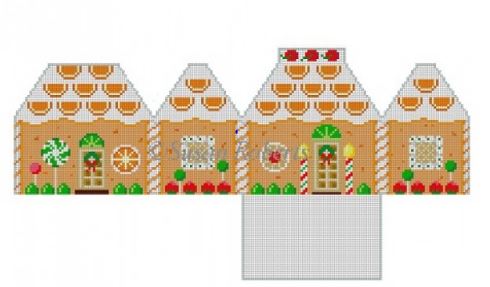 click here to view larger image of Orange Dreamsicle House (hand painted canvases)