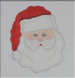 click here to view larger image of Classic Santa Ornament (printed canvas)