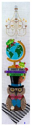click here to view larger image of Nutty Professor Hooter (hand painted canvases)