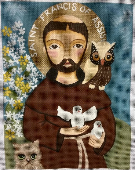 click here to view larger image of Saint Francis of Assisi (hand painted canvases)