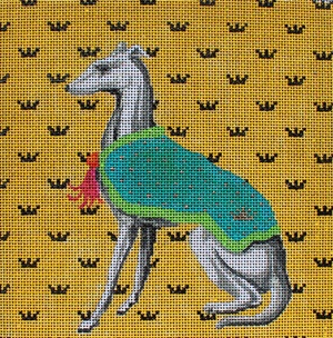 click here to view larger image of Royal Greyhound (hand painted canvases)