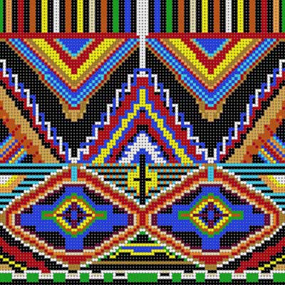 click here to view larger image of Ethnic Patterns (hand painted canvases)
