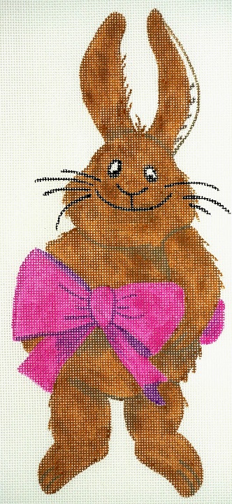 click here to view larger image of Happy Bunny (hand painted canvases)