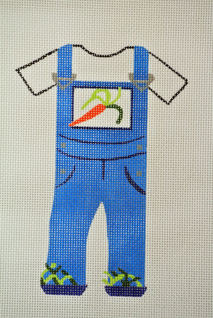 click here to view larger image of Carrot Overalls (hand painted canvases)