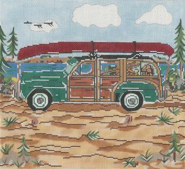click here to view larger image of Mountain Woody  (hand painted canvases)