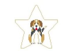 click here to view larger image of Beagle Star (hand painted canvases)