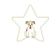 click here to view larger image of Jack Russell Star (hand painted canvases)