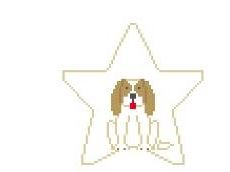 click here to view larger image of King Charles Spaniel Blenheim Star (hand painted canvases)