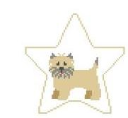 click here to view larger image of Cairn Terrier Star (hand painted canvases)