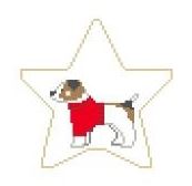 click here to view larger image of Jack Russell Star (hand painted canvases)