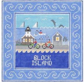 click here to view larger image of Block Island   (hand painted canvases)