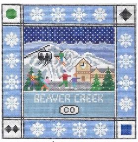 click here to view larger image of Beaver Creek Colorado (hand painted canvases)