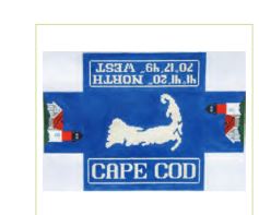 click here to view larger image of Cape Cod Doorstop (hand painted canvases)