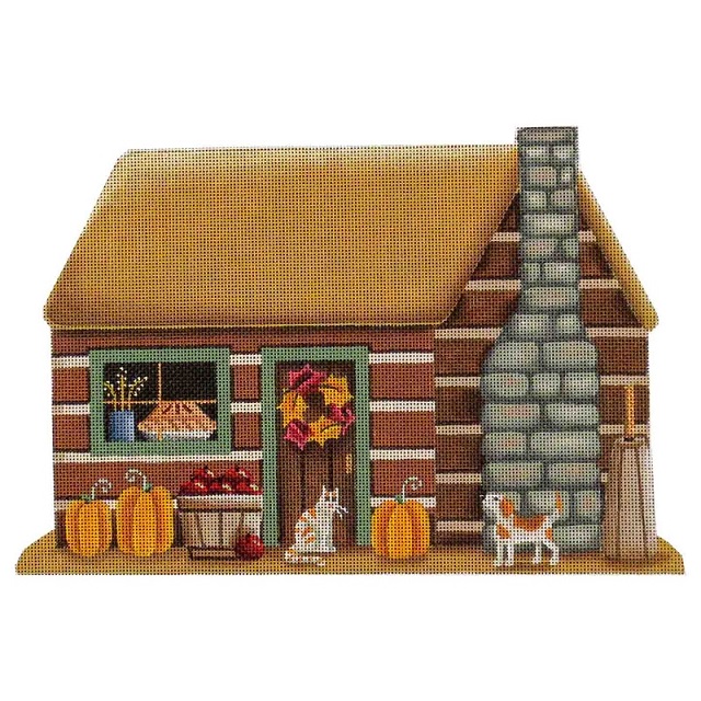click here to view larger image of Cabin (hand painted canvases)