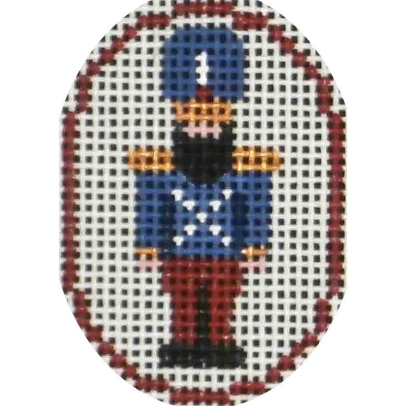 click here to view larger image of Soldier Ornament (hand painted canvases)