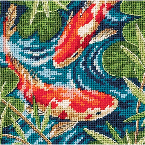 click here to view larger image of Koi Pond (needlepoint kits)