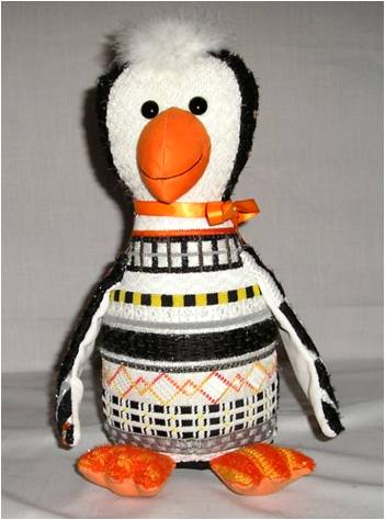 click here to view larger image of Paulie Penguin (hand painted canvases)