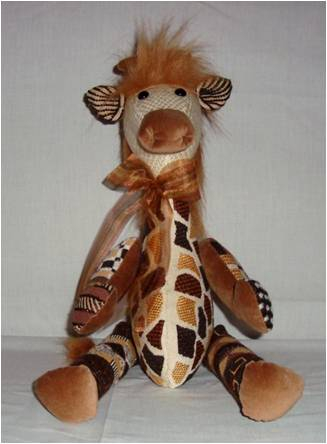 click here to view larger image of George Giraffe (hand painted canvases)