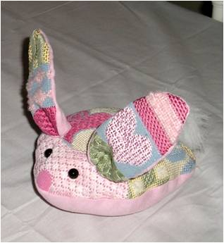 click here to view larger image of Beanbag Bunny (hand painted canvases)
