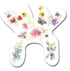 click here to view larger image of Baby Flower Frog (hand painted canvases)