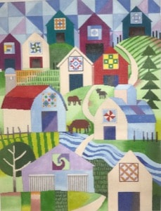 click here to view larger image of Barn Quilt Trail (hand painted canvases)
