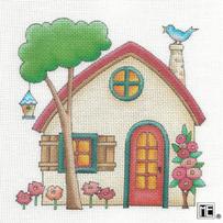 click here to view larger image of Beige House (hand painted canvases)