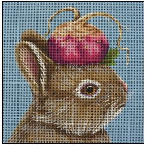 click here to view larger image of Beet Bunny (hand painted canvases)