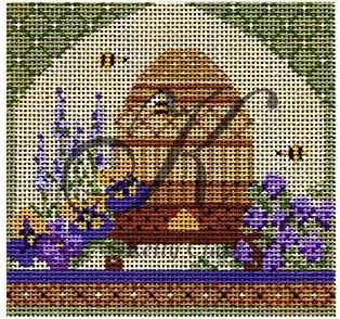 click here to view larger image of Bee Skep in Springtime Garden Embellishment Kit (books)