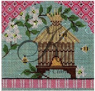 click here to view larger image of Asian Skep With Dogwood Branch Embellishment Kit (accessories)