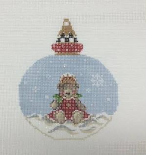 click here to view larger image of First Teddy Princess Ornament (hand painted canvases)