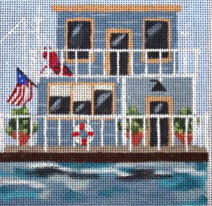 click here to view larger image of Houseboat (hand painted canvases)